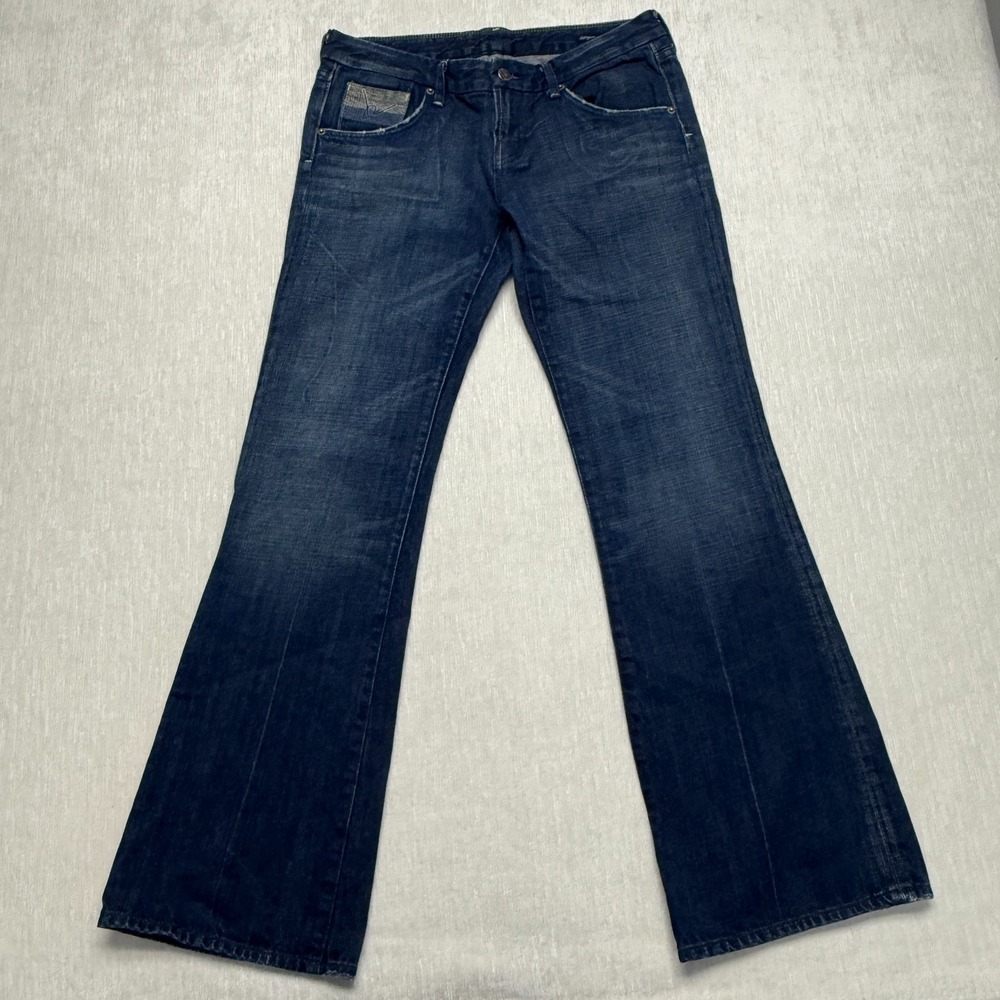 Citizens of Humanity by Jerome Dahan Bootcut Jeans Women 30 Blue Cotton Low Rise
